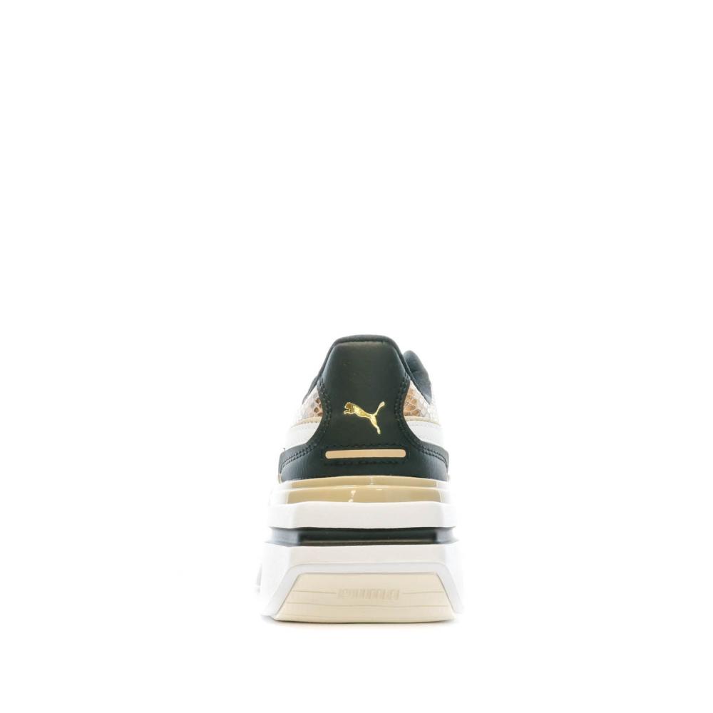 Puma Baskets Blanches/Noires Femme Puma Kosmo Rider