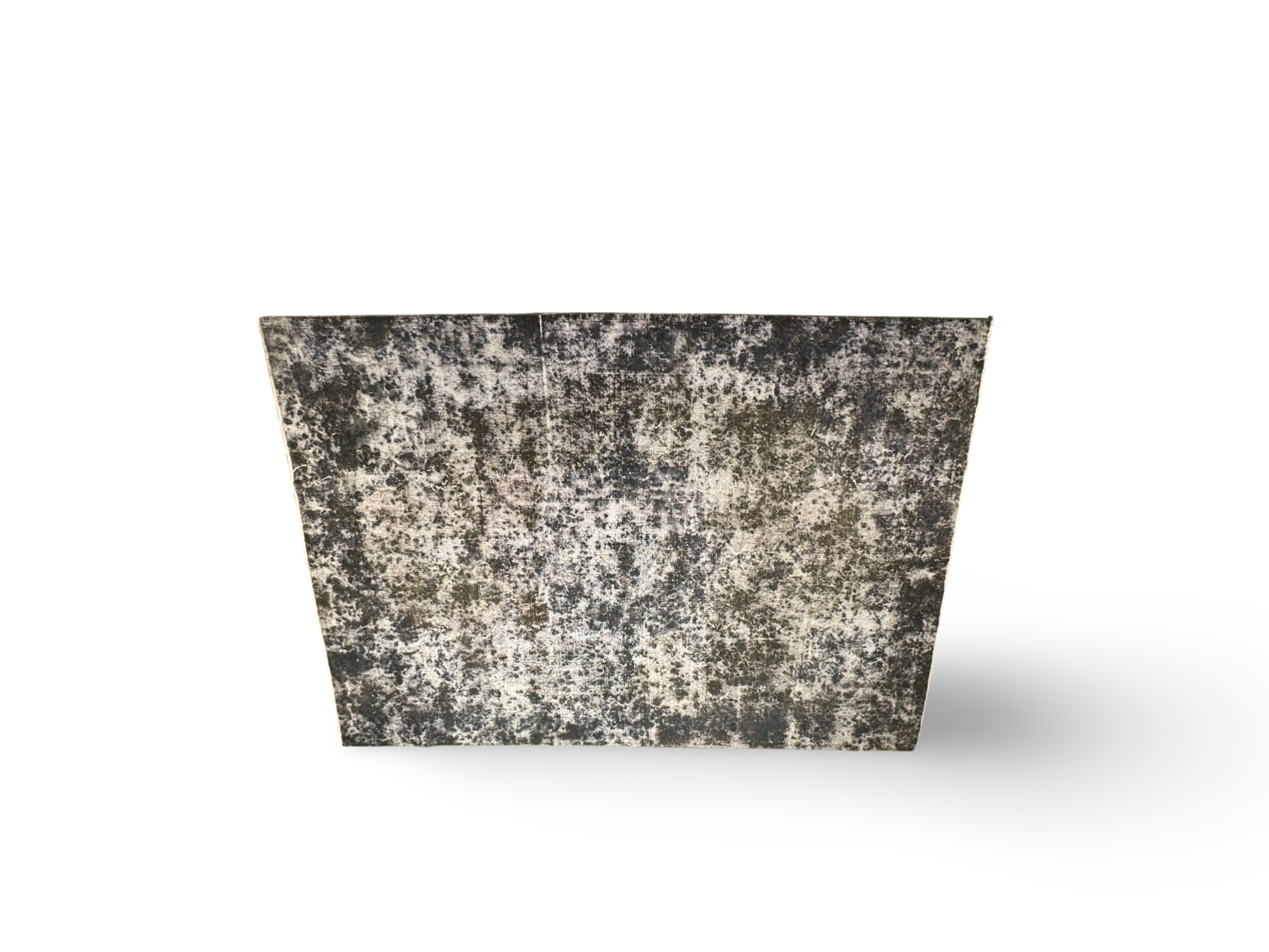 Vloerkleed Vintage zwart/wit handgemaakt uniek Vloerkleed vintage zwart/wit hand gemaakte uniek