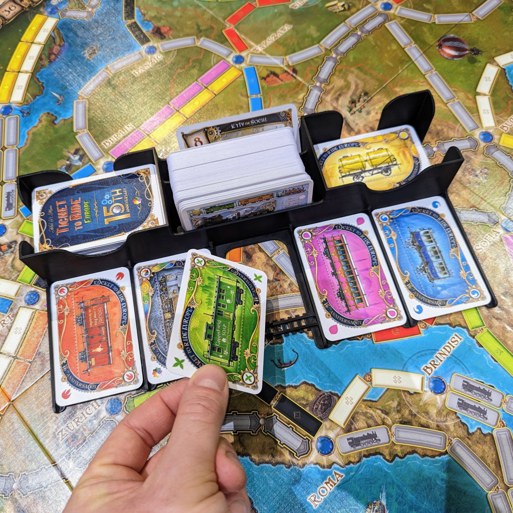 Les Aventuriers du Rail Europe 15ème Anniversaire - Distributeur 3D compatible