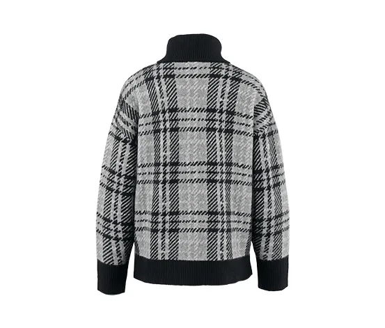 Strickpullover mit Rollkragen