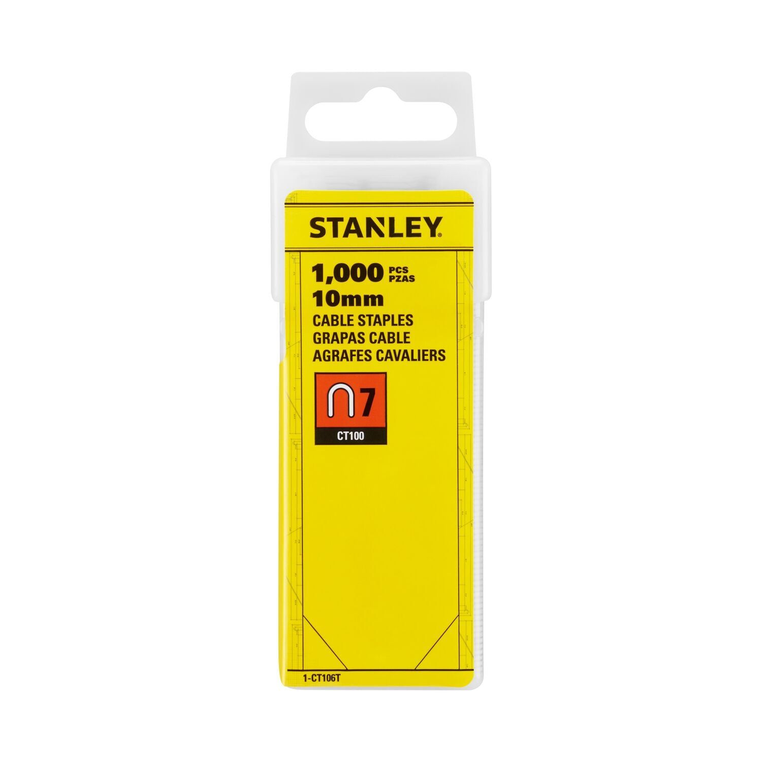 Stanley 1-CT106T Krammen Type 7 10 mm VE=1000
