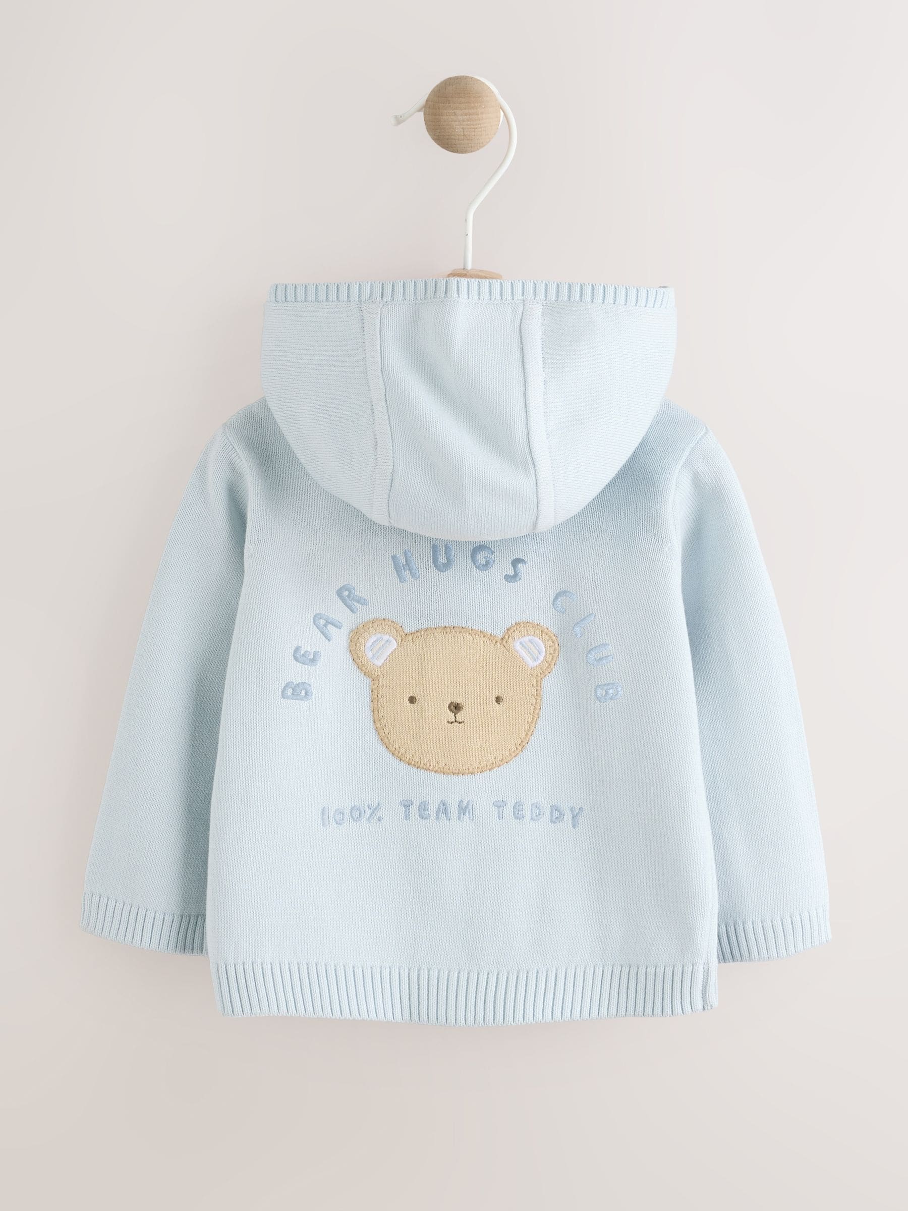 Blauw - 100% katoenen vest (0mnd -2jr)
