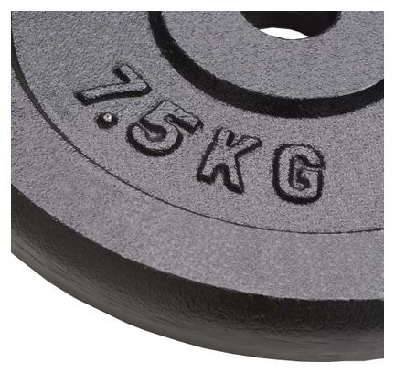 Plaque de poids 4 pièes 4 x 7 5 kg fonte haltères fitness musculation 02_0000764