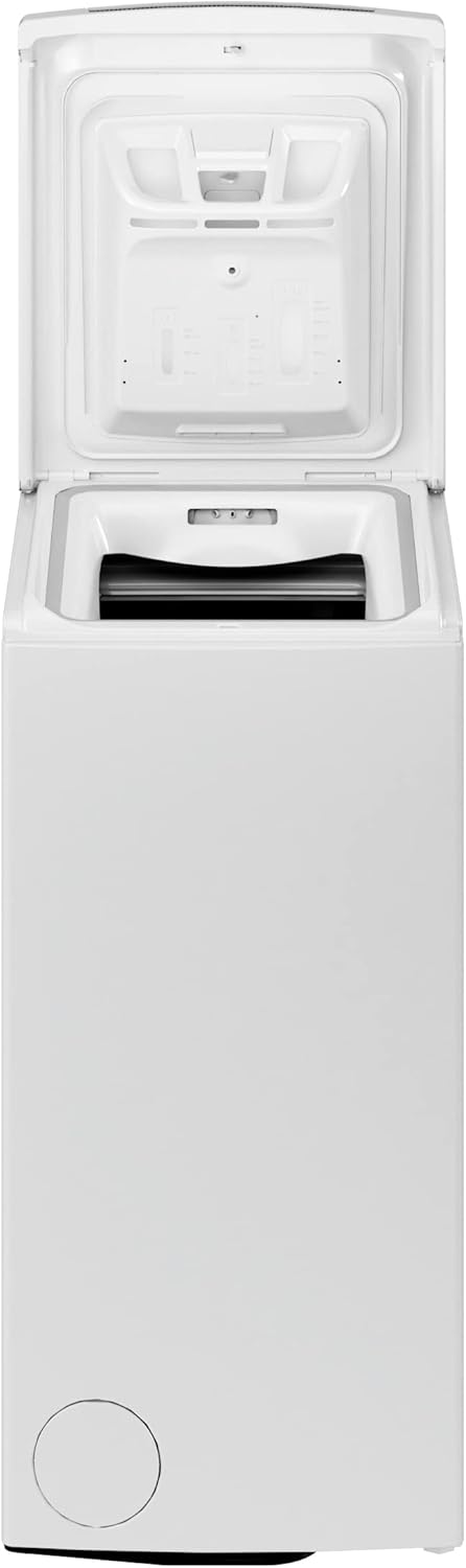Bauknecht WMT Eco Smart 6513 Z C Toplader-Waschmaschine / 6,5 kg / 1200 UpM/Antiflecken-Programm/FreshFinish/ZEN Technology/Startzeitvorwahl/SoftOpening/Kurz 30'/ 15° Green& Clean, Weiß, 6.5 kg