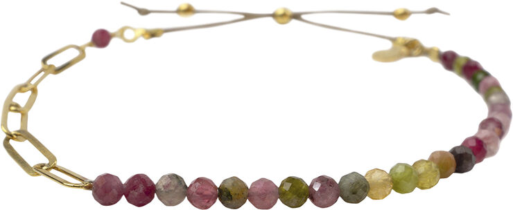 BeChristensen Amelia Bracelet Tormaline - Gold Gp
