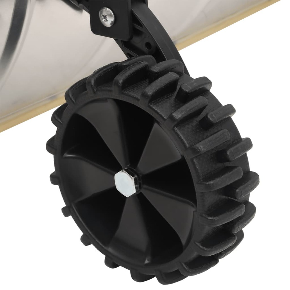 Pelle à neige et poignée extensible argenté 61 cm lame en acier