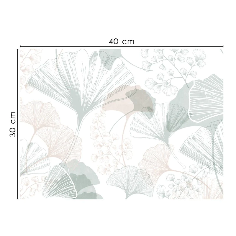 Lot de 4 sets de table L 40xl 30cm - GINGKO 99deco