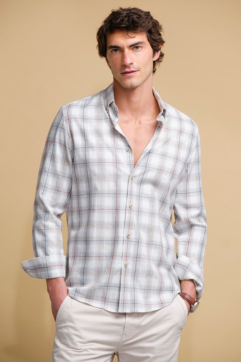 CAMISA  AOS QUADRADOS REGULAR FIT