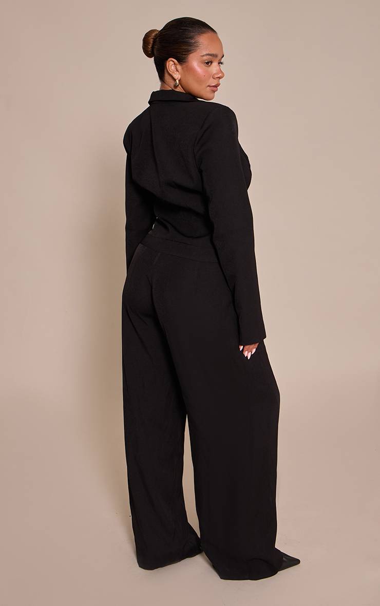 Noir Combinaison-pantalon Ajustée Tissée Shape