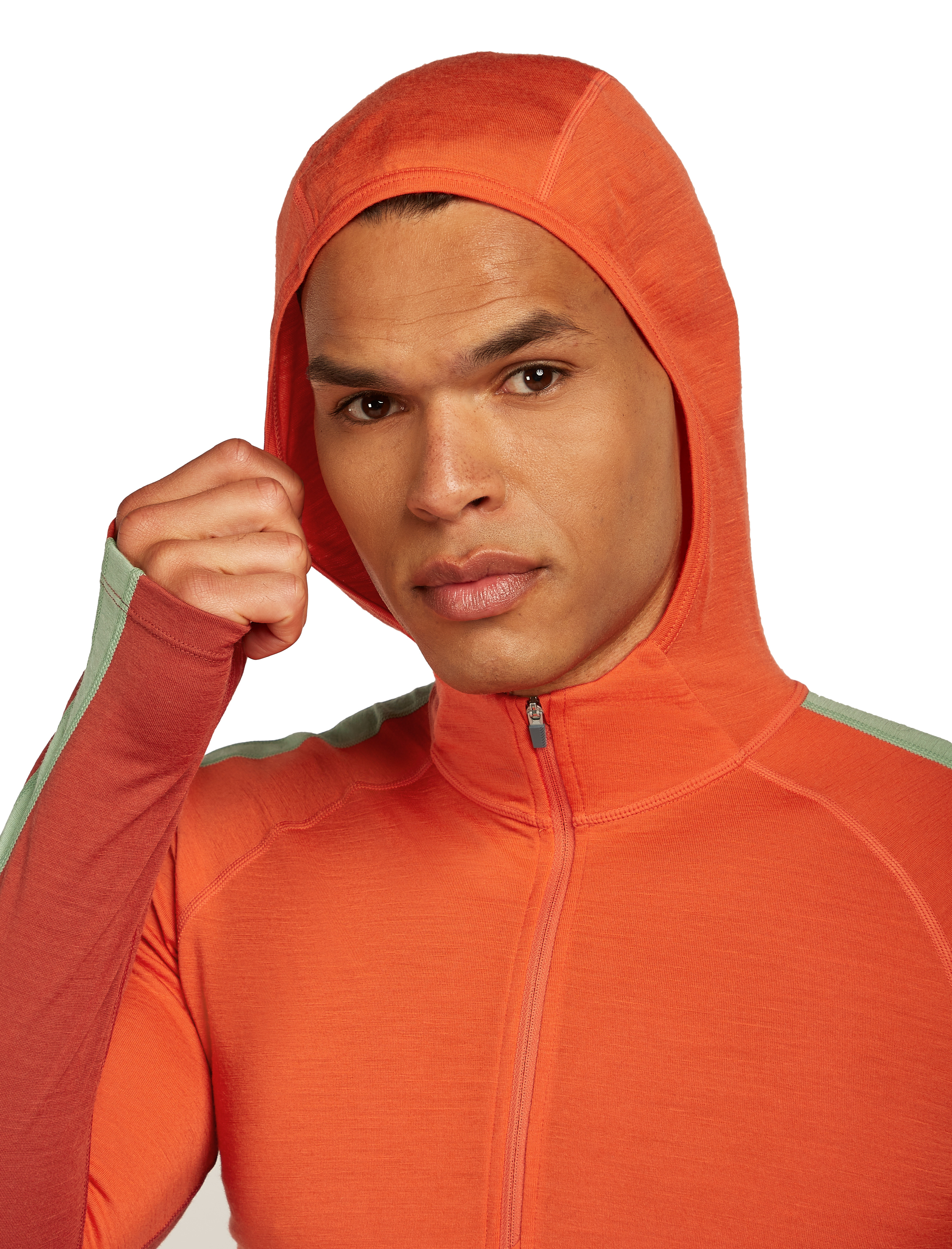 M Merino 200 Oasis  LS Half Zip Hoodie