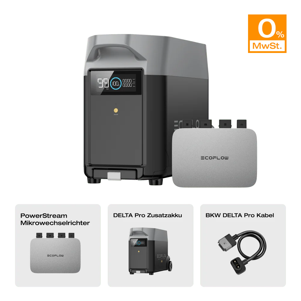 EcoFlow DELTA Pro Intelligente Zusatzbatterie (Generalüberholt)