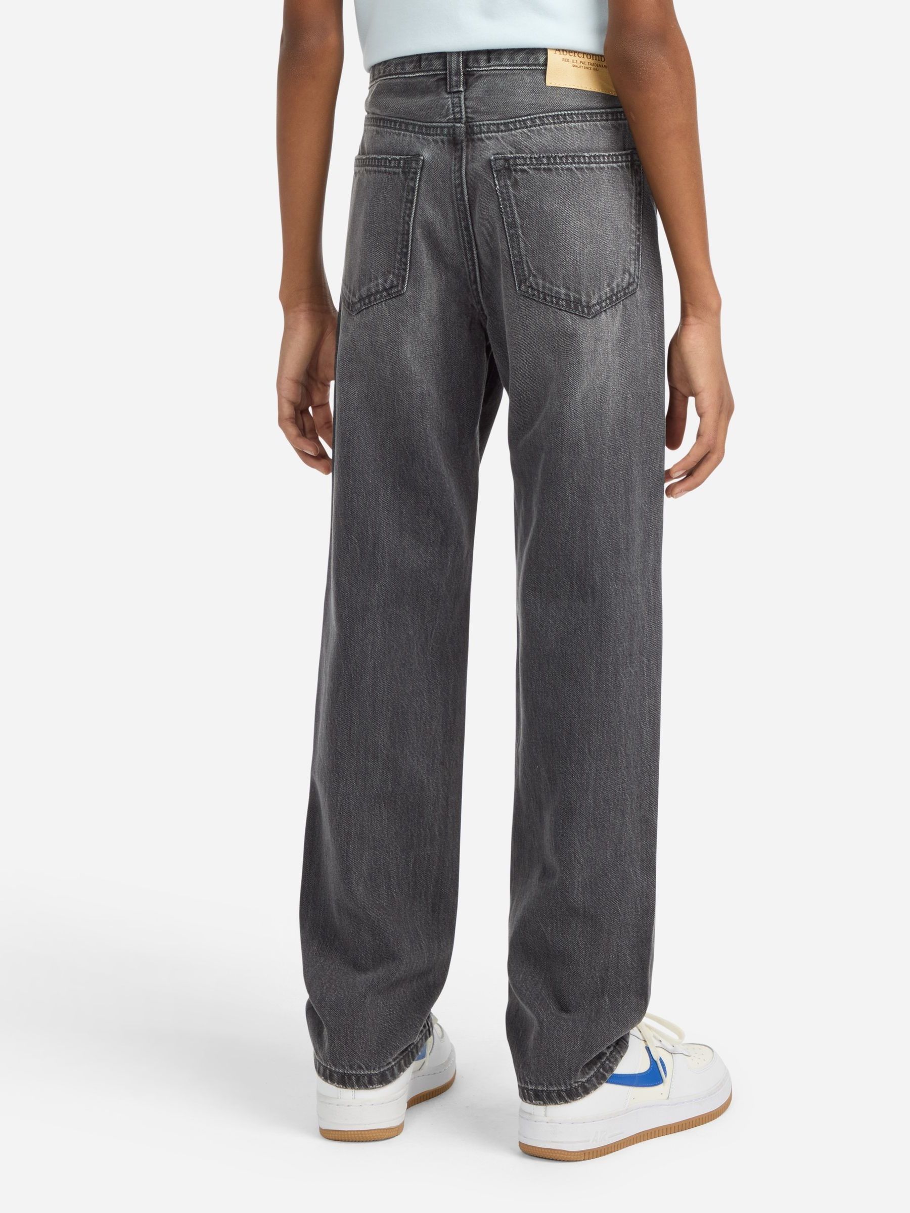 Zwart - Abercrombie & Fitch Loose Fit Jeans