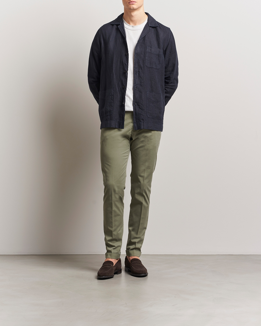 Briglia 1949 Slim Fit Cotton Chinos Olive