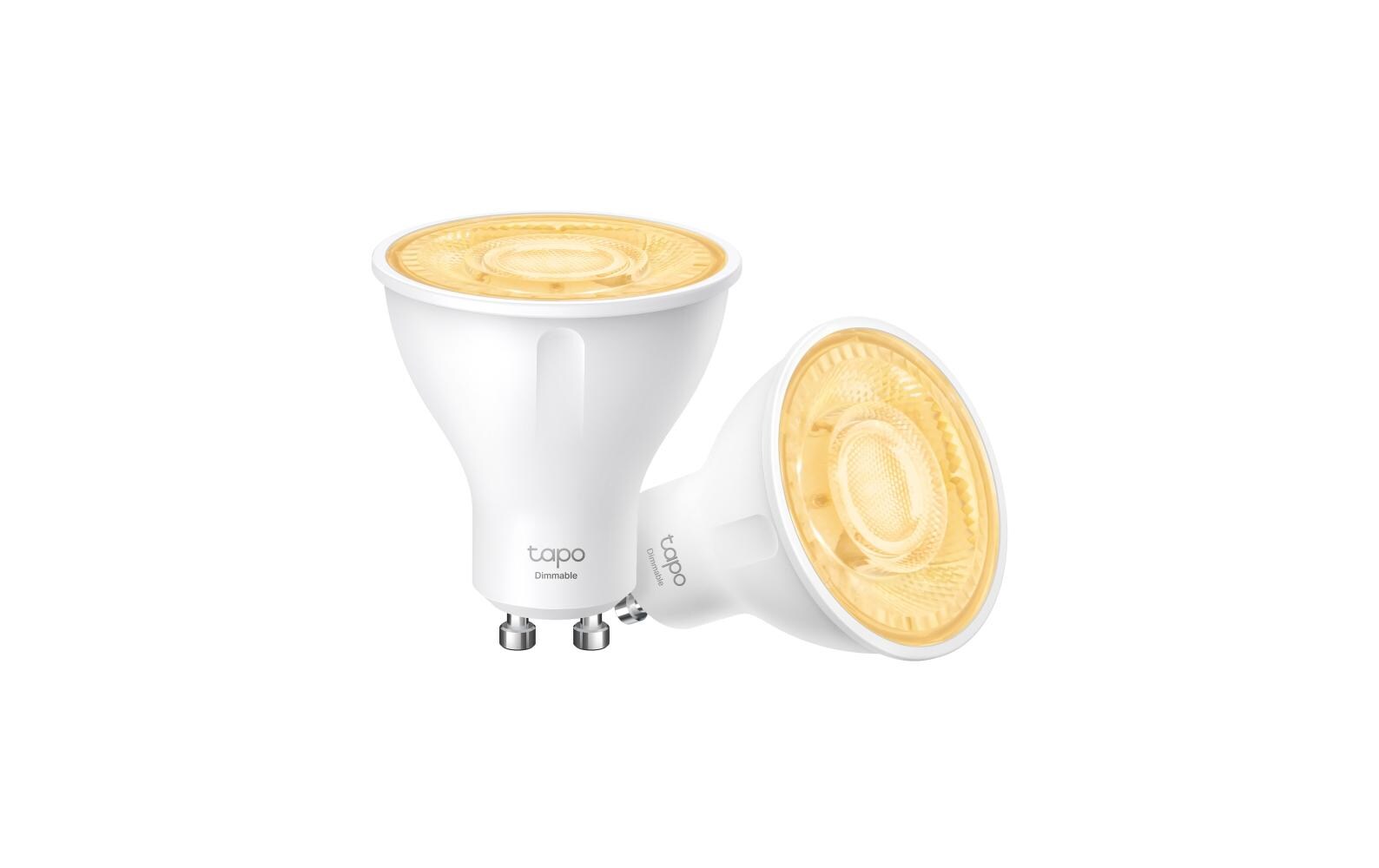 Leuchtmittel Tapo L610 2 Stück, DimmbarSmart Wi-Fi Strahler, dimmbar – Innenbeleuchtung, für das elegante Dekor