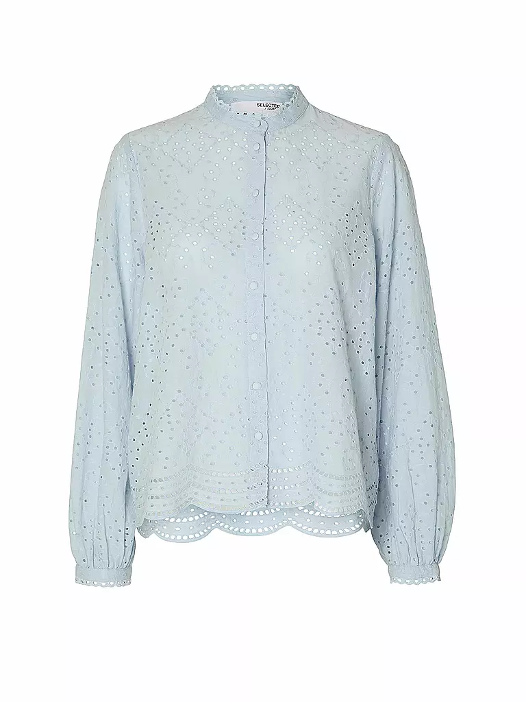 SELECTED FEMME Bluse SLFTATIANA hellblau
