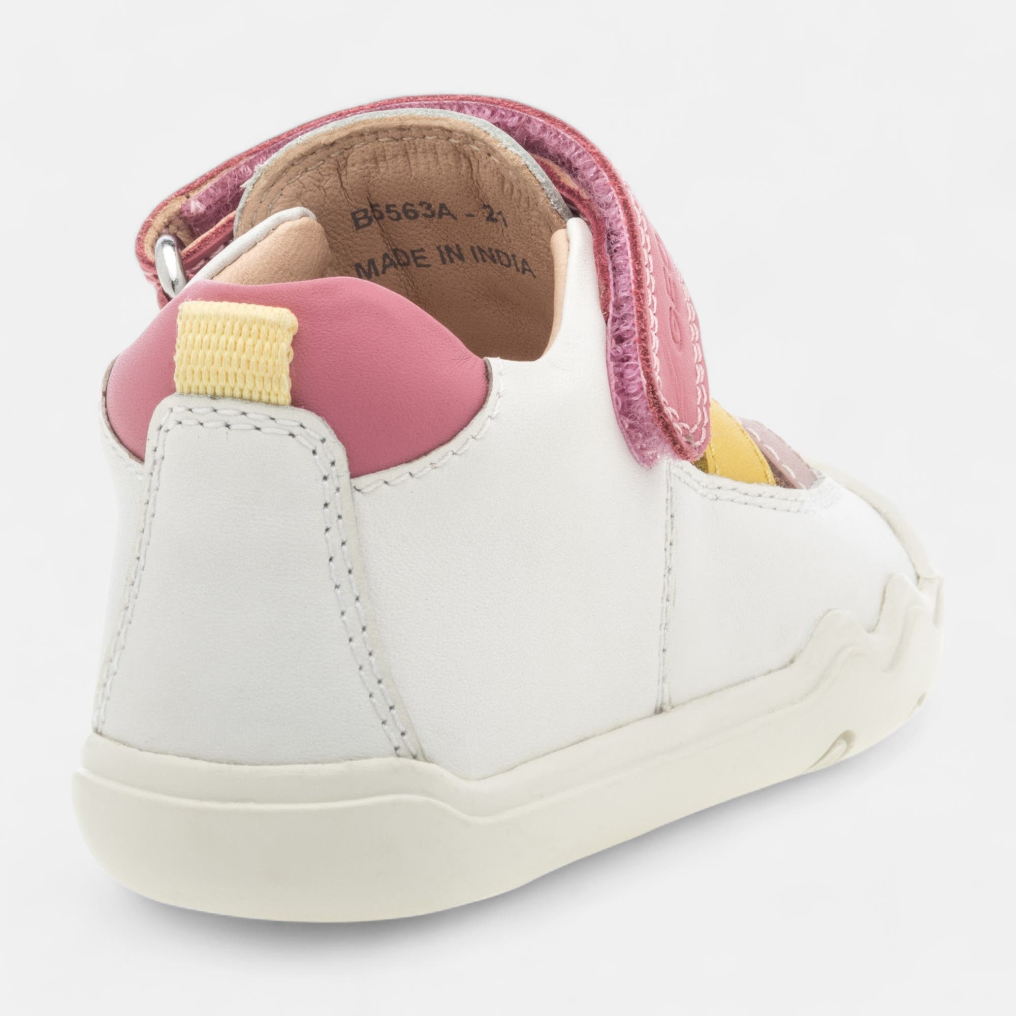 Babies Bébé fille en cuir blanc