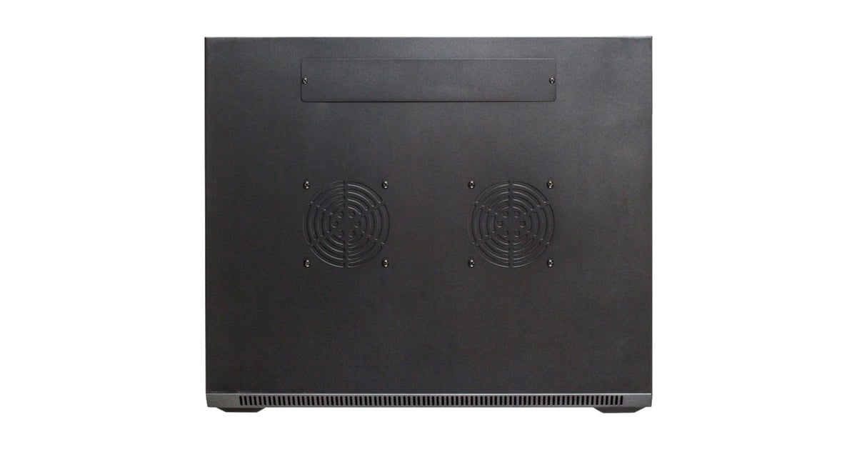 DSI6U wandkast met glazen deur - DS6606 server rack  (Zwart, 600 x 600 x 368mm)