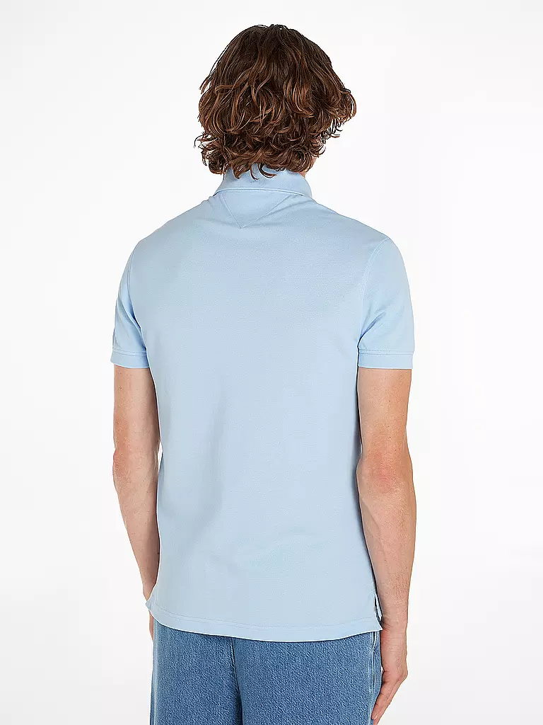 TOMMY HILFIGER Poloshirt Slim Fit hellblau