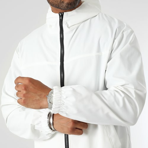 Veste Zippée A Capuche 0229 Blanc