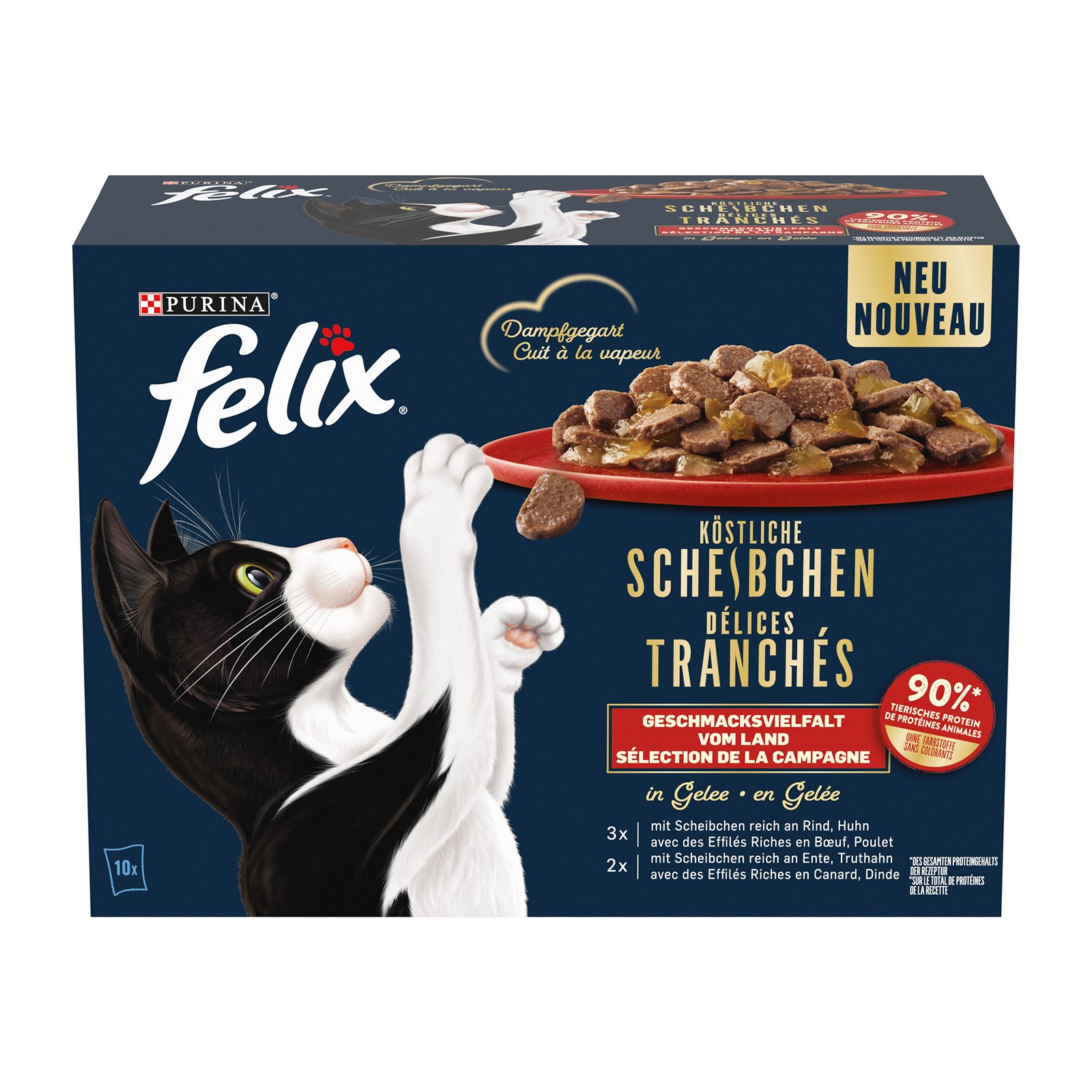 Felix köstliche Scheibe Geschmack vom Land