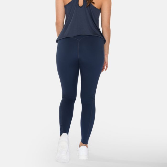Zebdia Dame Lange tights Running Tights Blå