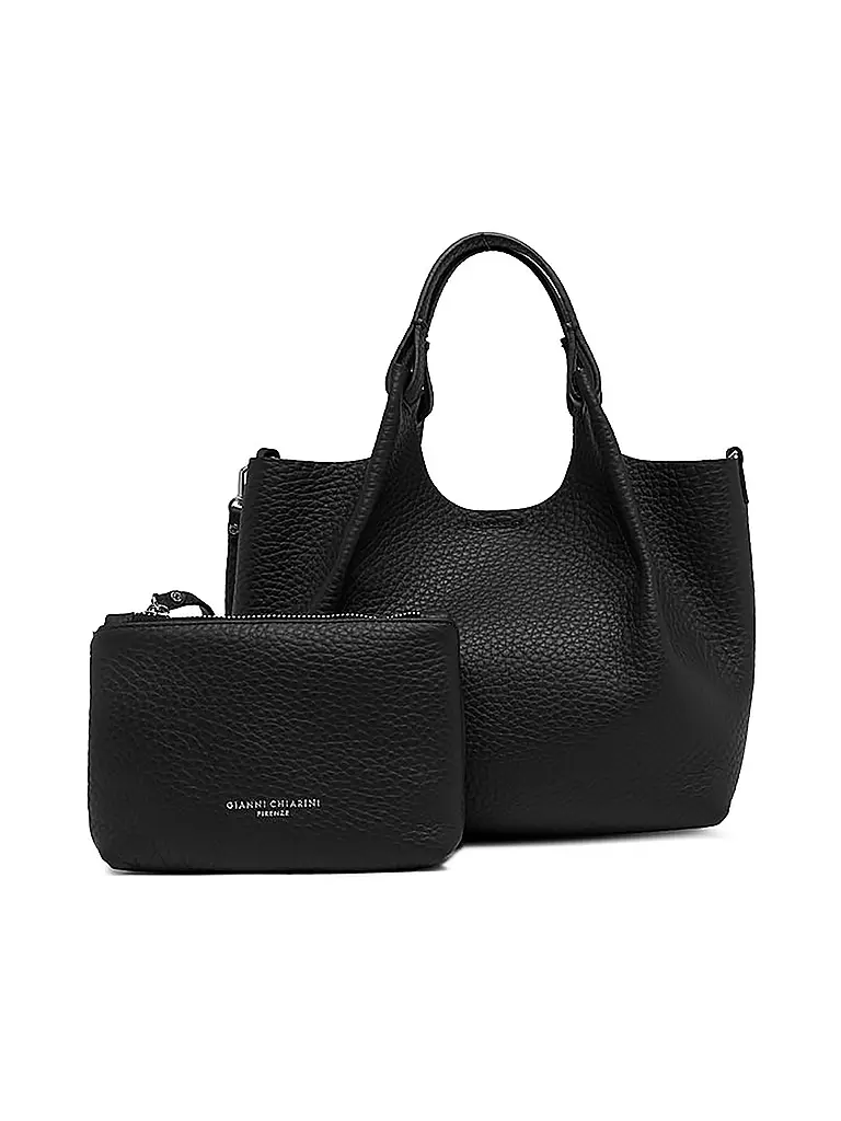 GIANNI CHIARINI Ledertasche - Hobo Bag DUA  schwarz