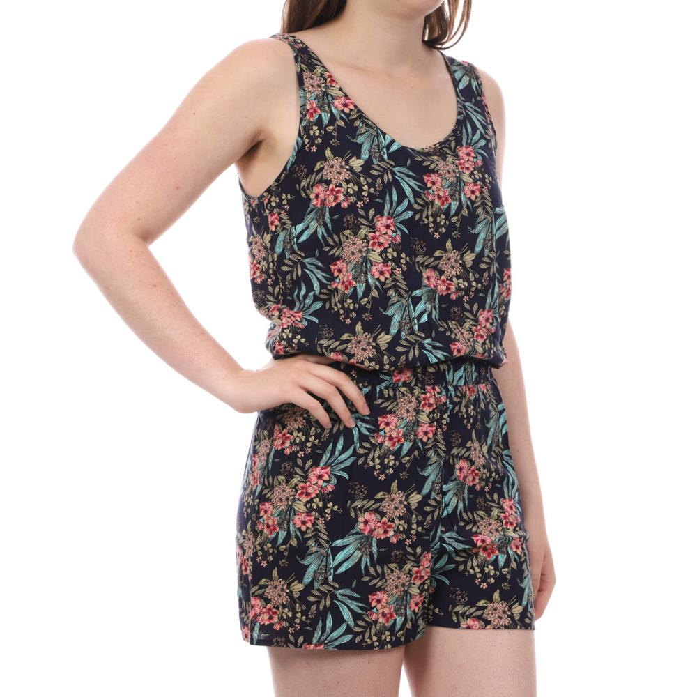 Vero Moda Combishort Marine/Fleurs Femme Vero Moda Easy