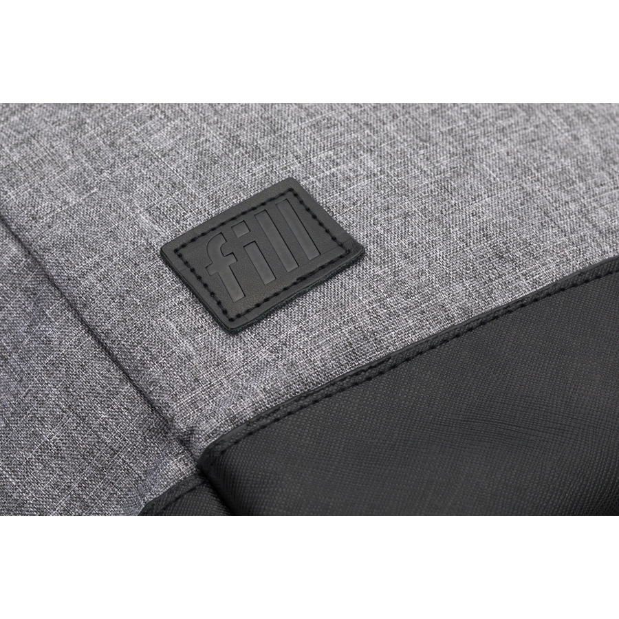 Fillikid Wickelrucksack Rolltop Berlin grau schwarz