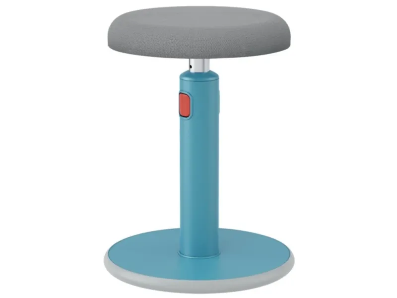 Leitz Ergo Cosy Active Sidde-stå balancestol 2-i-1 blå - højdejustering 46-79 cm