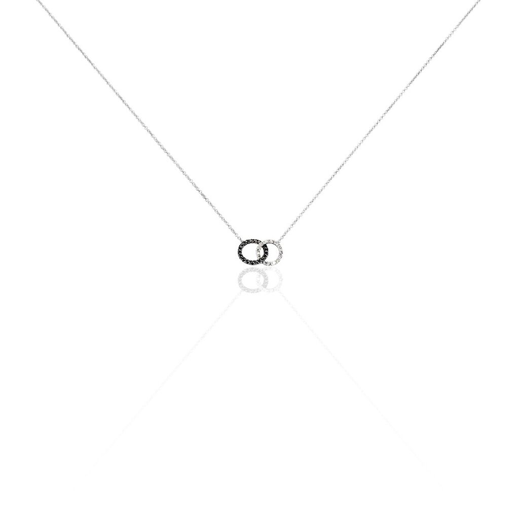 Collier Bella Or Blanc Diamant