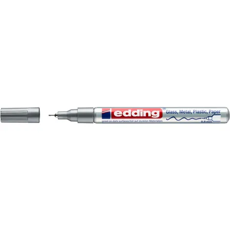 edding 780 Glanzlackmarker, 0.8mm, silber