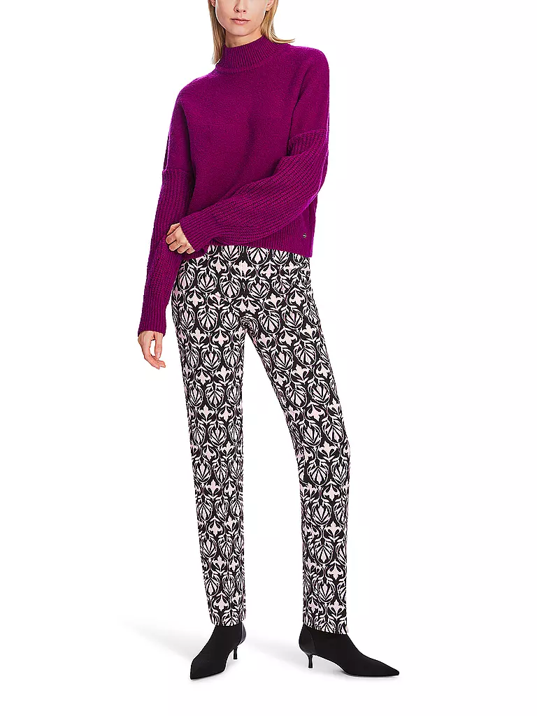 MARC CAIN Rollkragenpullover beere