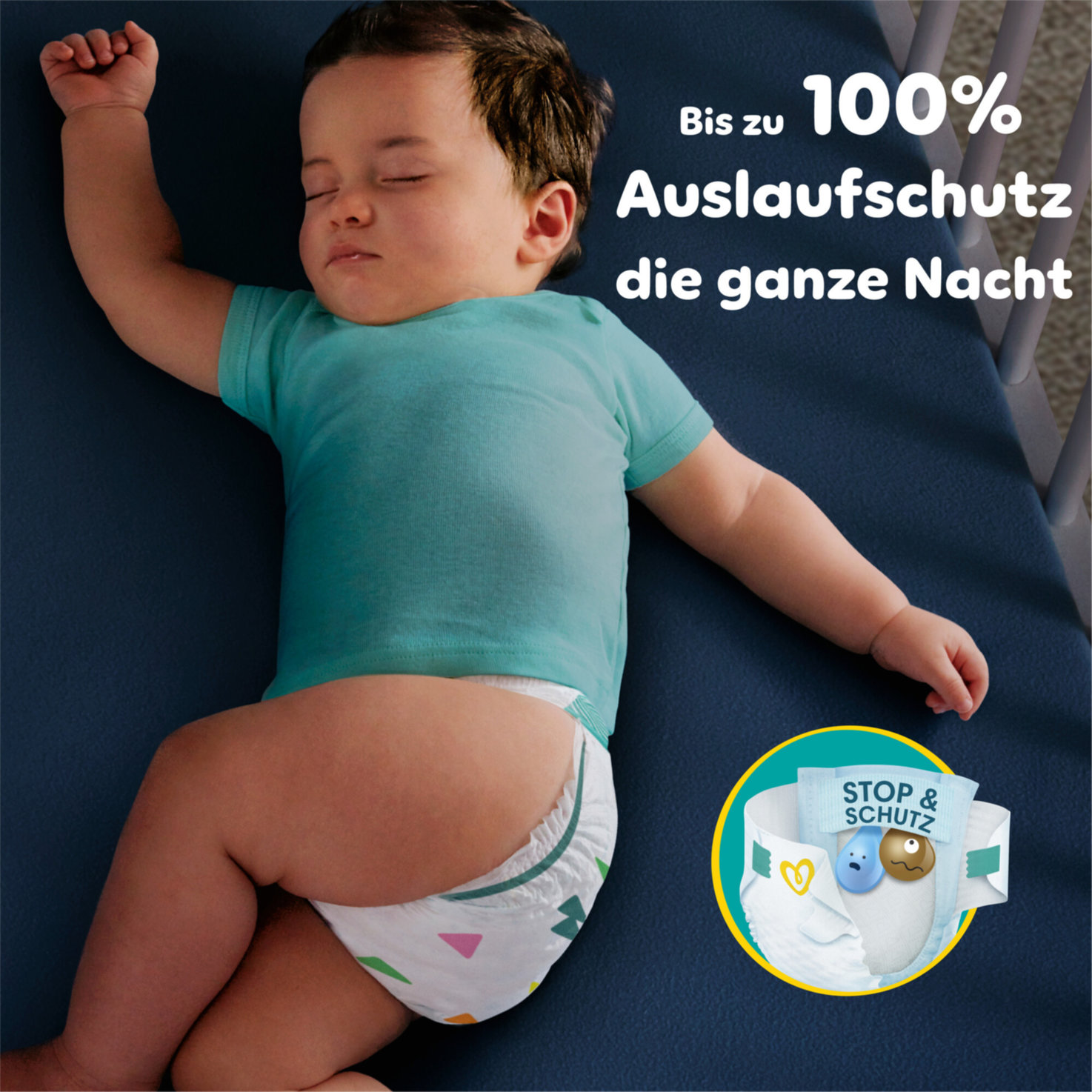 Pampers Baby-dry Extra Large Grösse 6+, 14-19kg, 144 Stück