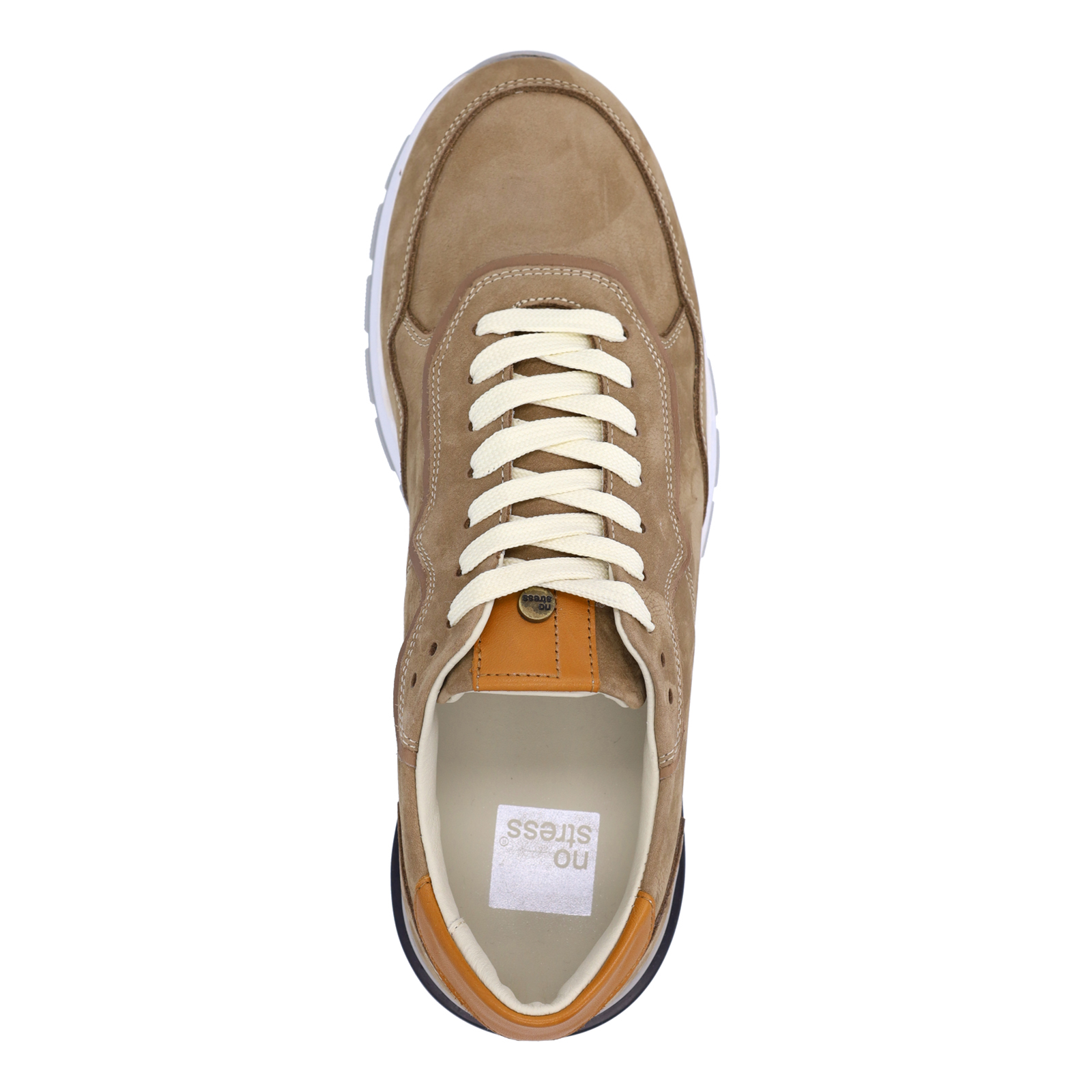 Beige nubuck sneakers
