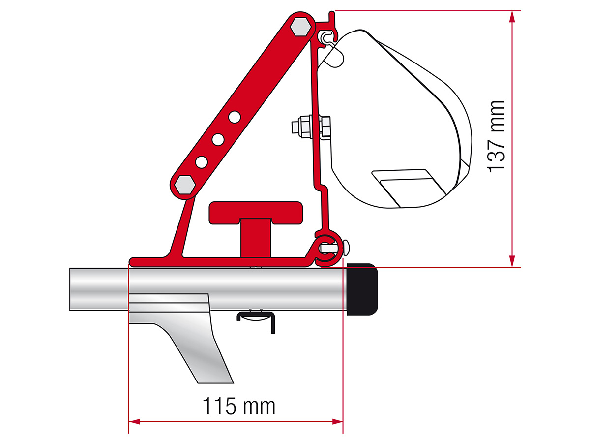 Fiamma F45/F43/F35 adapter Auto