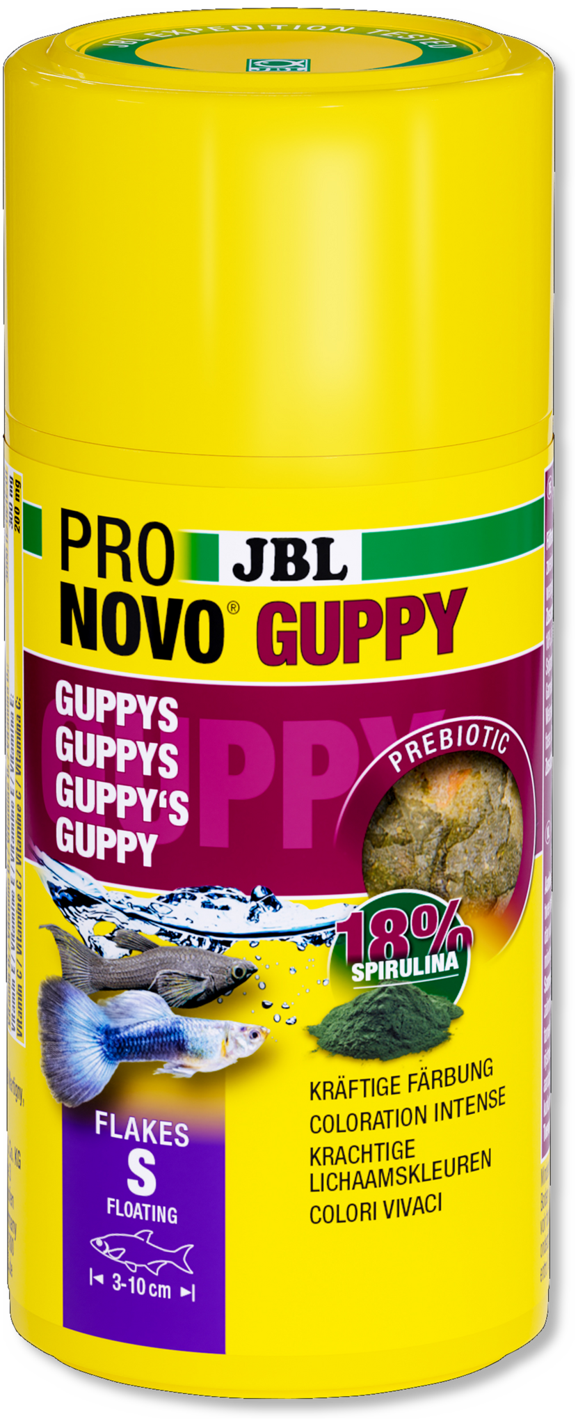 JBL Pronovo Guppy Flakes S 100ml | Drijvend vlokkenvoer