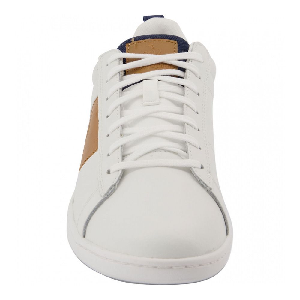 Le Coq Sportif COURTCLASSIC TWILL - Sneakers Homme optical white/tobacco brown
