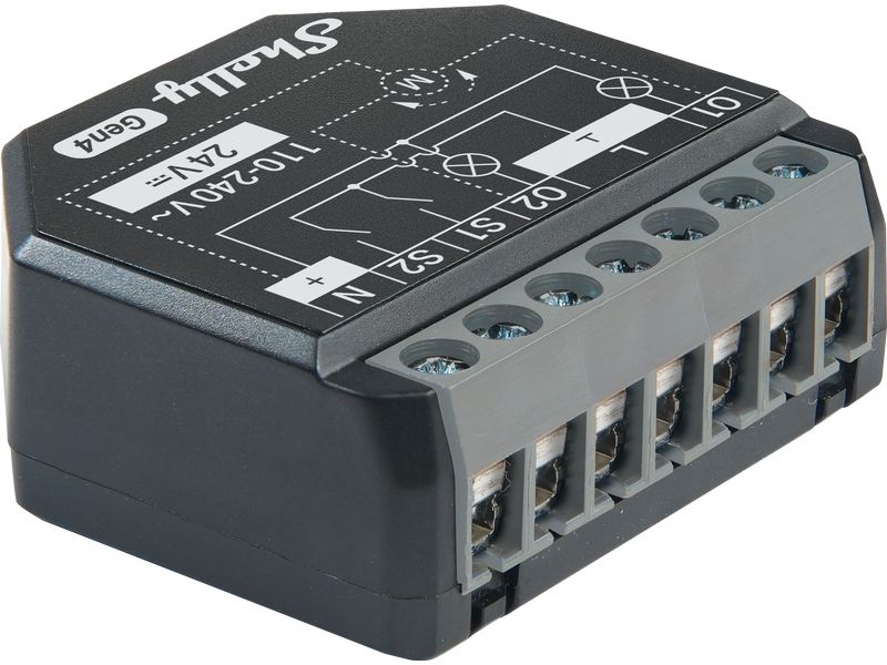 Shelly 2PM Gen4 WiFi-Switch Matter WLAN Schalt-Messaktor