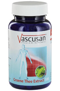 Vascusan Groene Thee Extract 500mg Capsules 60CP
