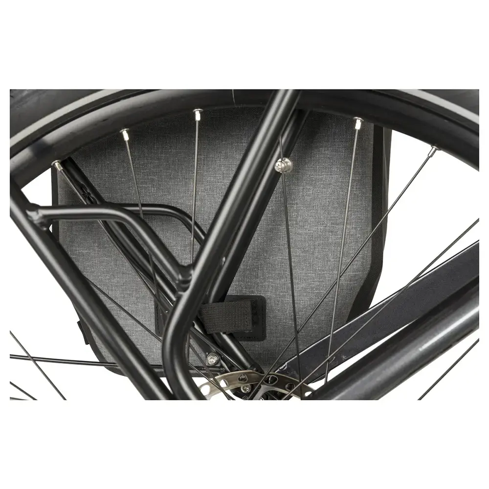 AGU Clean Single Shelter Click'nGo Large 21L Fietstas/Rugzak Grijs