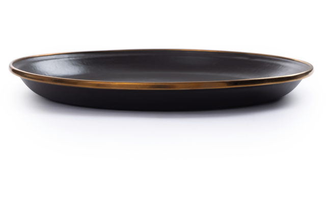 Barebones Enamel emailliertes Salatteller Set 2 teilig