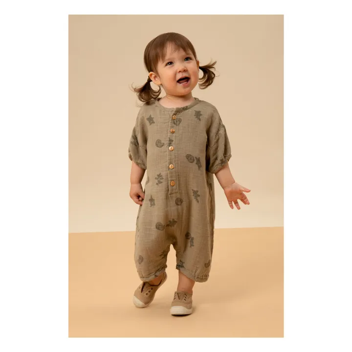 Studio Bohème Combishort Bebecito Gaze de Coton | Taupe