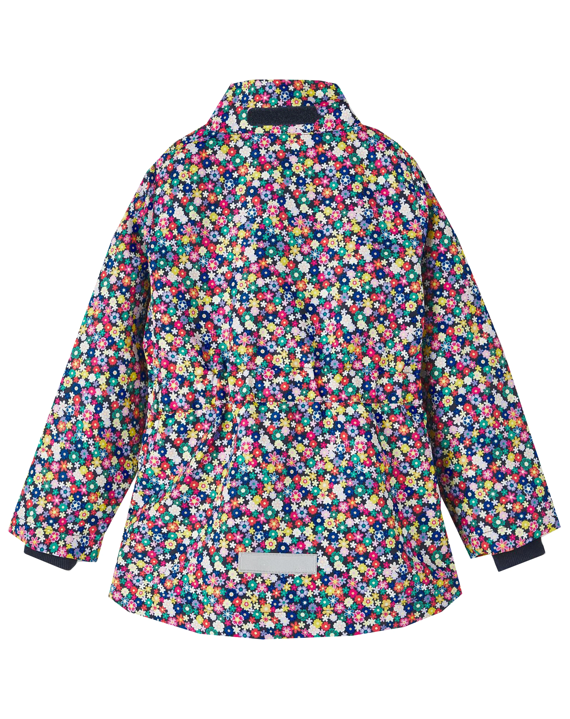 Jacke NMFMAXI - POP FLOWER in dark sapphire