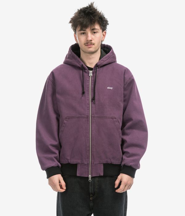 Obey Wittern Jacke (potent purple faded wash)