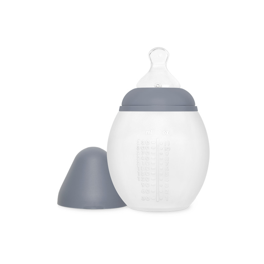 Biberon silicone Blue Grey 330 ml