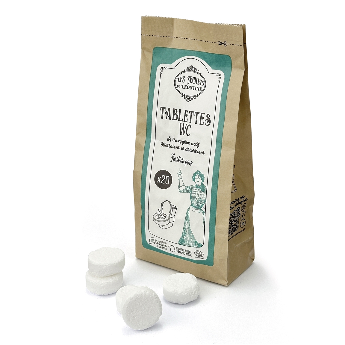 20 tablettes WC