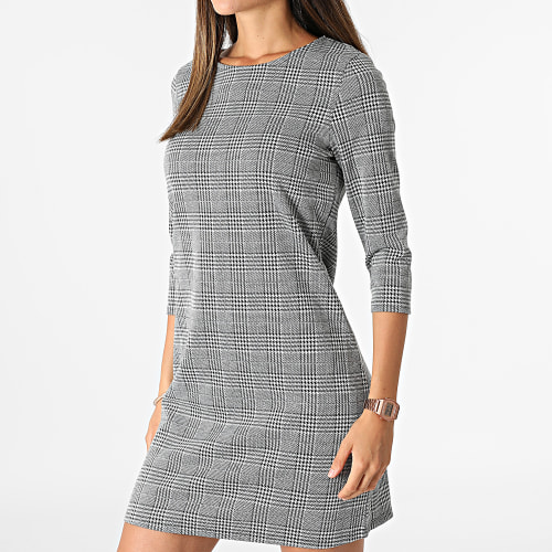 Robe Femme A Carreaux Brilliant Gris