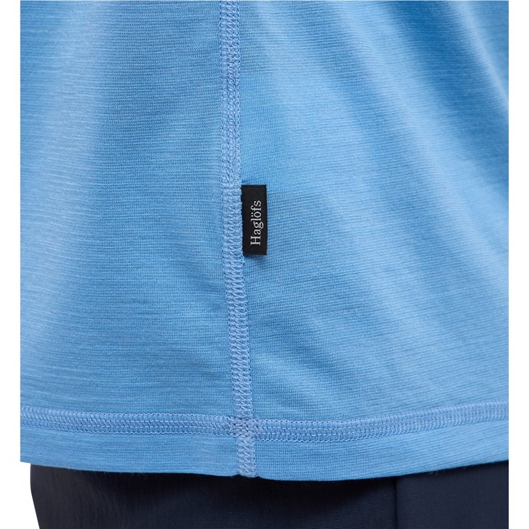 Haglöfs Kaise Wool Tee Women Sky Blue