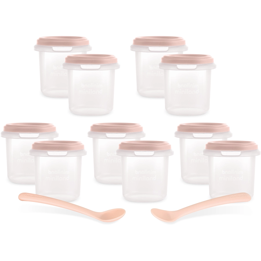 miniland Aufbewahrungsbehälter-Set 10, hermisized candy 250 ml