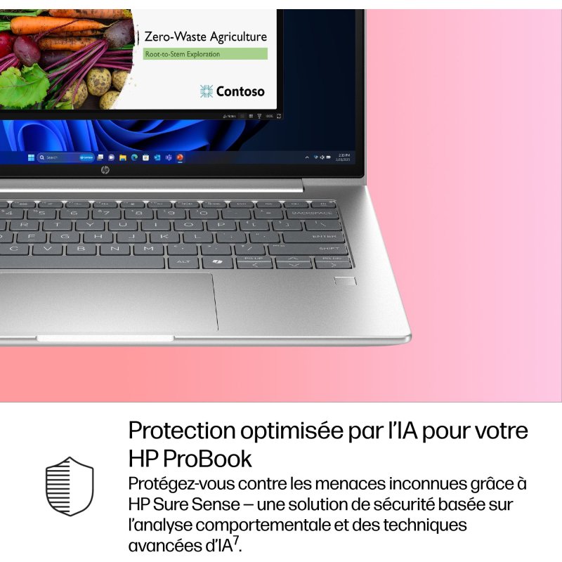 HP ProBook 4 G1i AI Intel Core Ultra 7 255U Ordinateur portable 35,6 cm (14
